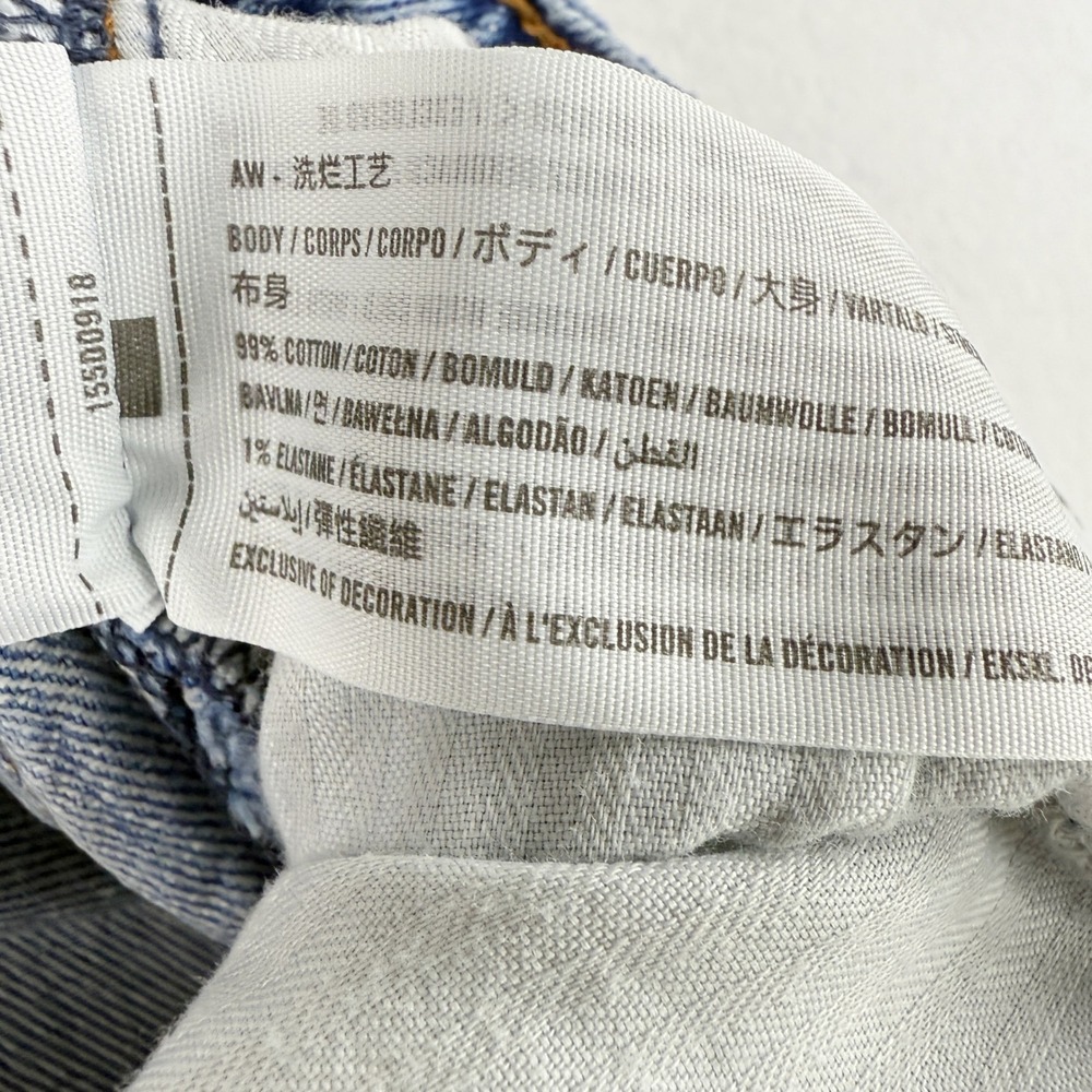 Abercrombie & Fitch Blue Straight Leg Jeans - Picture 6 of 9